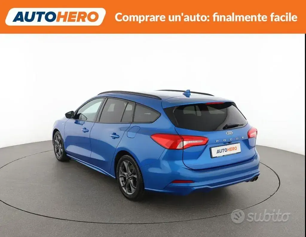 Usata Ford Focus ST-Line 125 CV (91 kW) 2019 Blu Station wagon