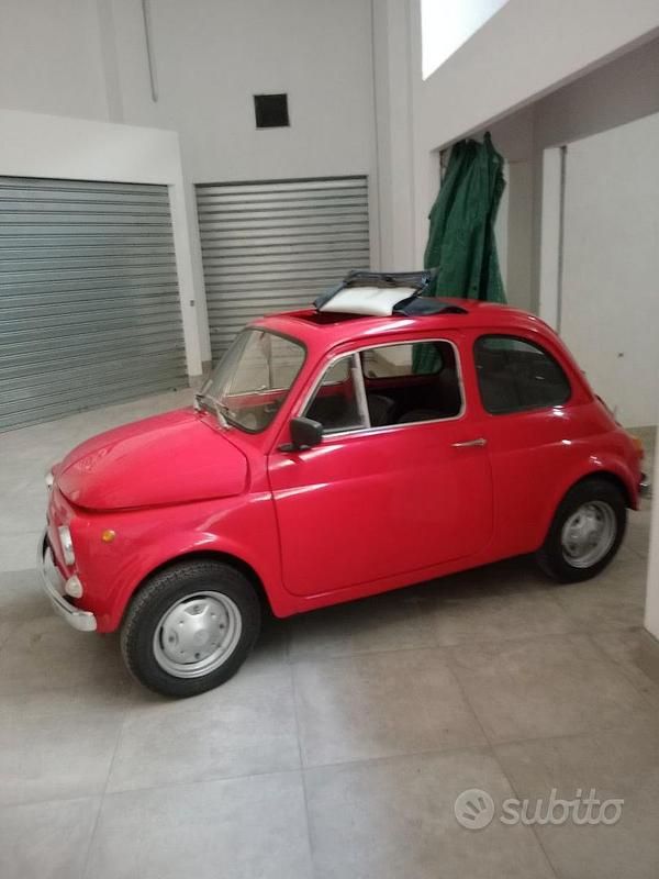 Usata Fiat 500 1960 Rosso Utilitaria