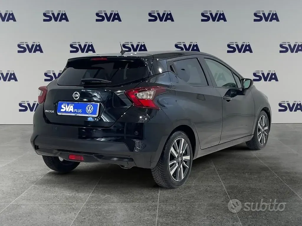 Usata Nissan Micra Acenta 90 CV (66 kW) 2017 Nero Utilitaria