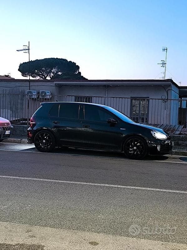 Usata VW Golf VI GTD 170 CV (125 kW) 2010 Nero Utilitaria