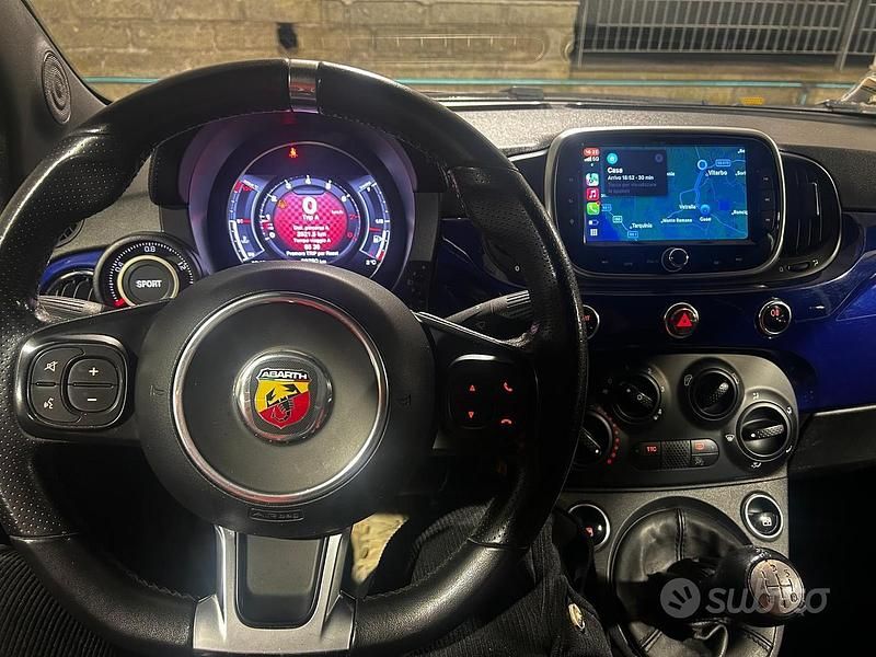 Usata Abarth 595 140 CV (102 kW) 2017 Blu Berlina