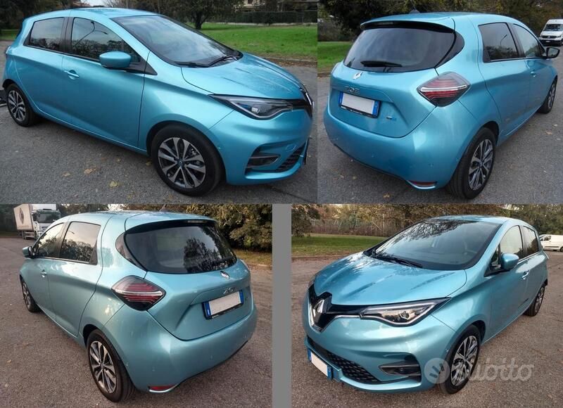 Usata Renault Zoe Intens 100 kW (136 CV) 2021 Blu/azzurro Utilitaria