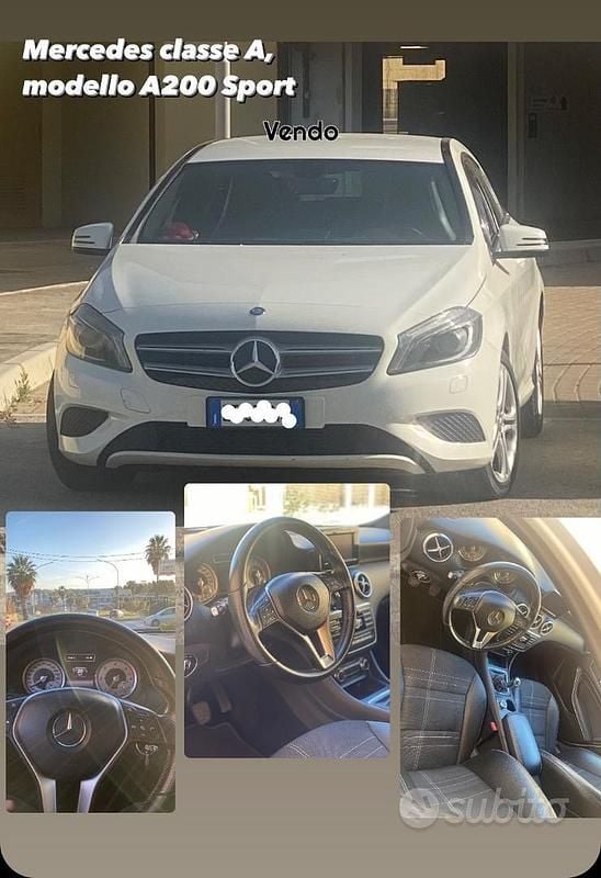 Usata Mercedes A200 2013 Bianco Berlina