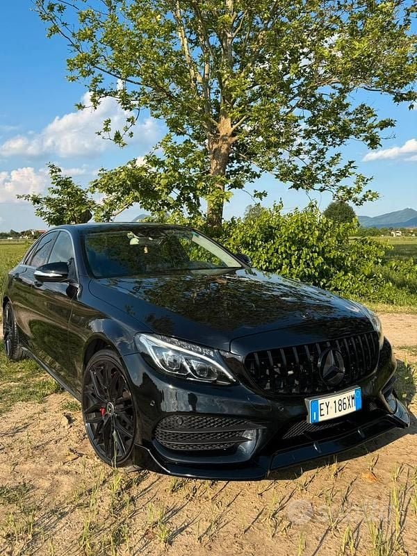 Usata Mercedes C220 AMG line 2015 Nero Berlina