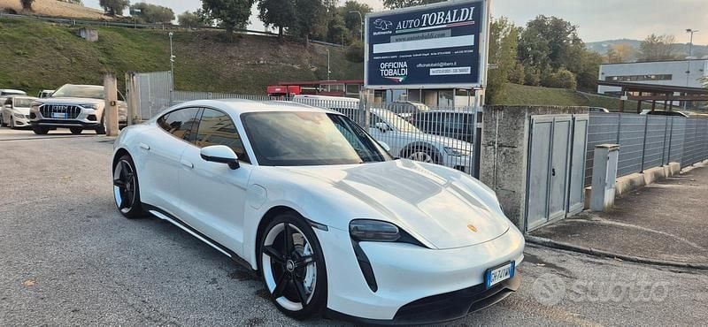 Usata Porsche Taycan Turbo 2022 Bianco Berlina