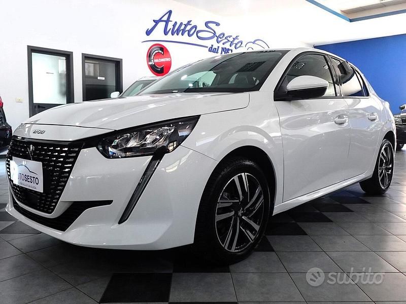 Usata Peugeot 208 Allure 101 CV (74 kW) 2021 Bianco Utilitaria
