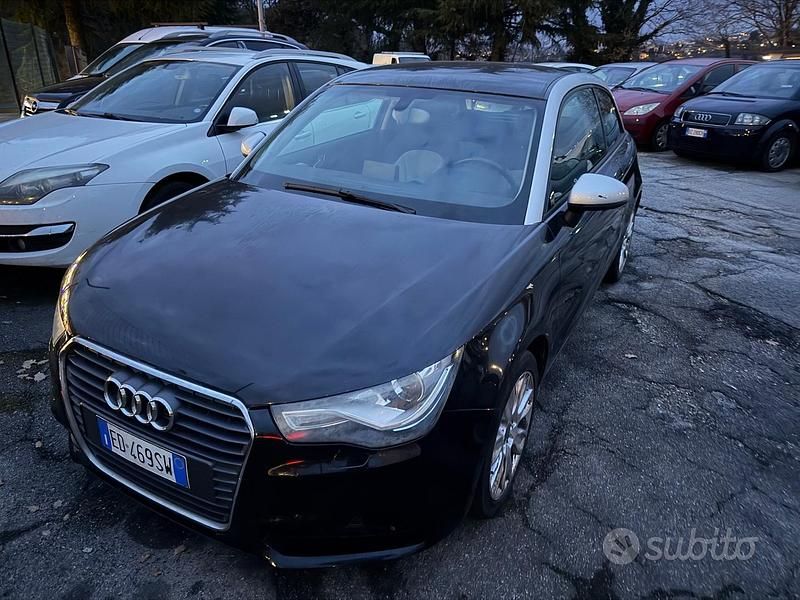 Usata Audi A1 Ambition 105 CV (77 kW) 2010 Nero Berlina