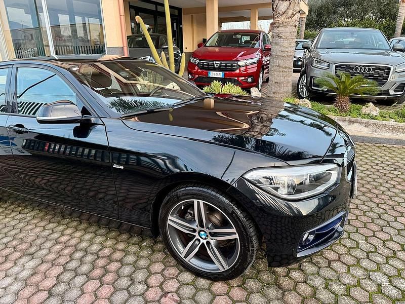 Usata BMW 118 Sport Line 150 CV (110 kW) 2016 Nero Utilitaria