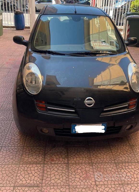 Nero Usata 2005 Nissan Micra Acenta Due volumi | 1500 € (Ottimo prezzo) - Immagine 1/4