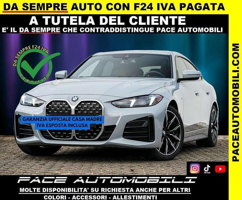 Grigio Usata 2025 BMW 420 Gran Coupé M Sport Coupé | 47.500 € (Buon prezzo) - Immagine 1/2