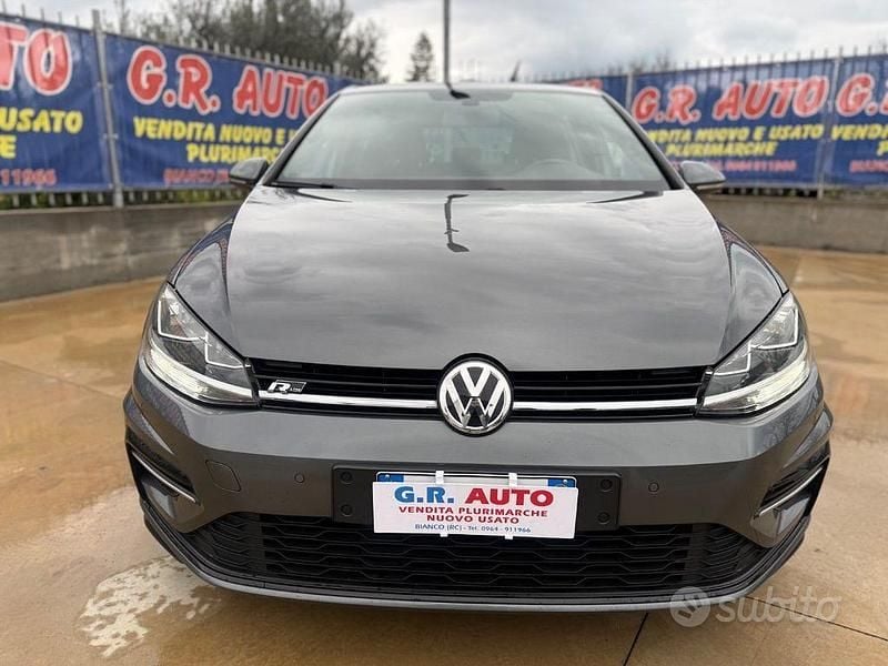Usata VW Golf VII R-line 116 CV (85 kW) 2019 Grigio Berlina
