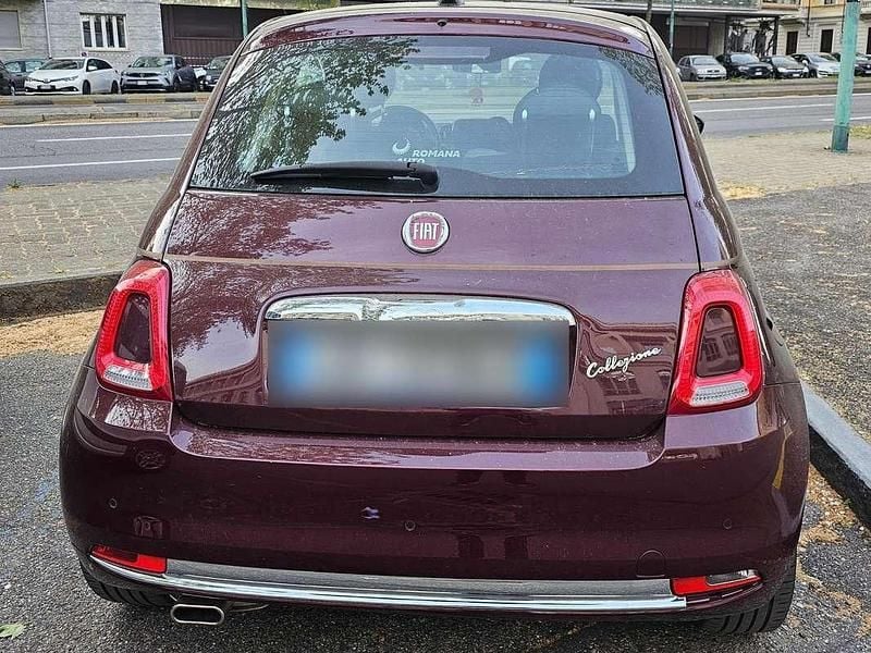 Usata Fiat 500 Collezione 69 CV (50 kW) 2019 Marrone Utilitaria