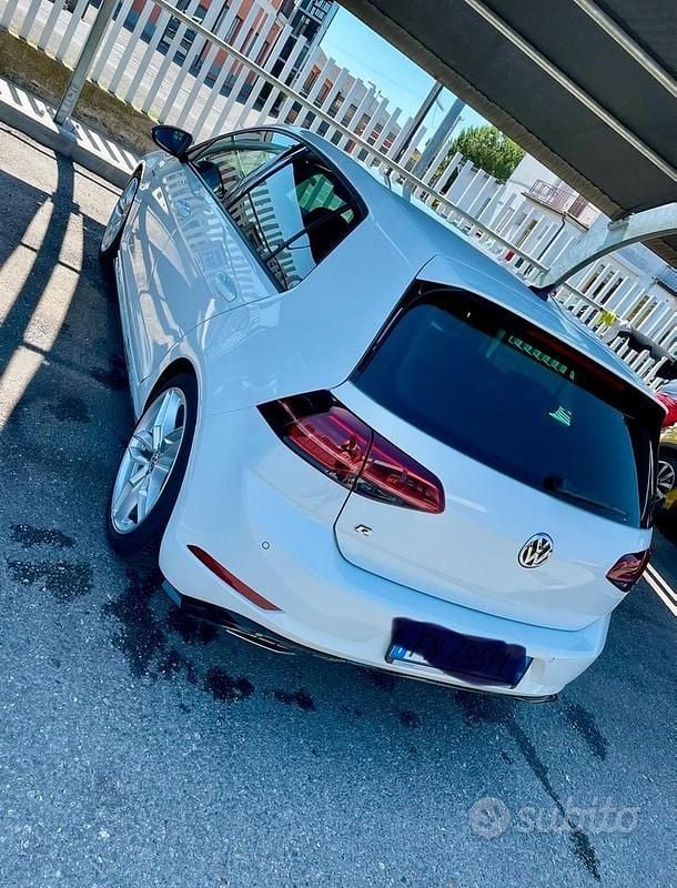 Usata VW Golf VII R-line 2018 Bianco Berlina
