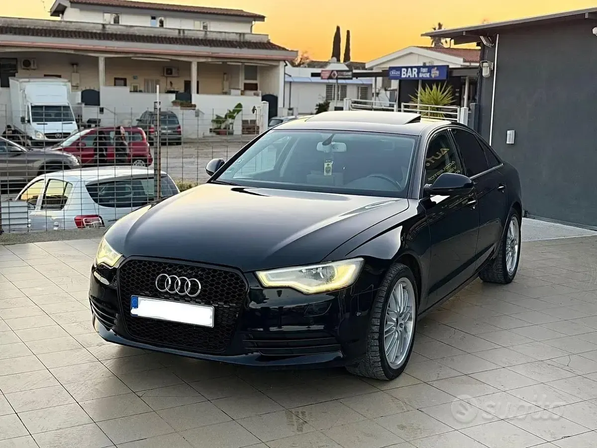 Usata Audi A6 S-Line 245 CV (180 kW) 2012 Nero Berlina