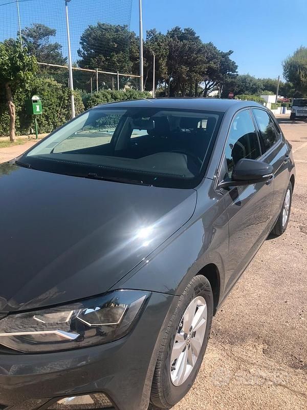 Usata VW Polo 95 CV (69 kW) 2018 Blu Utilitaria