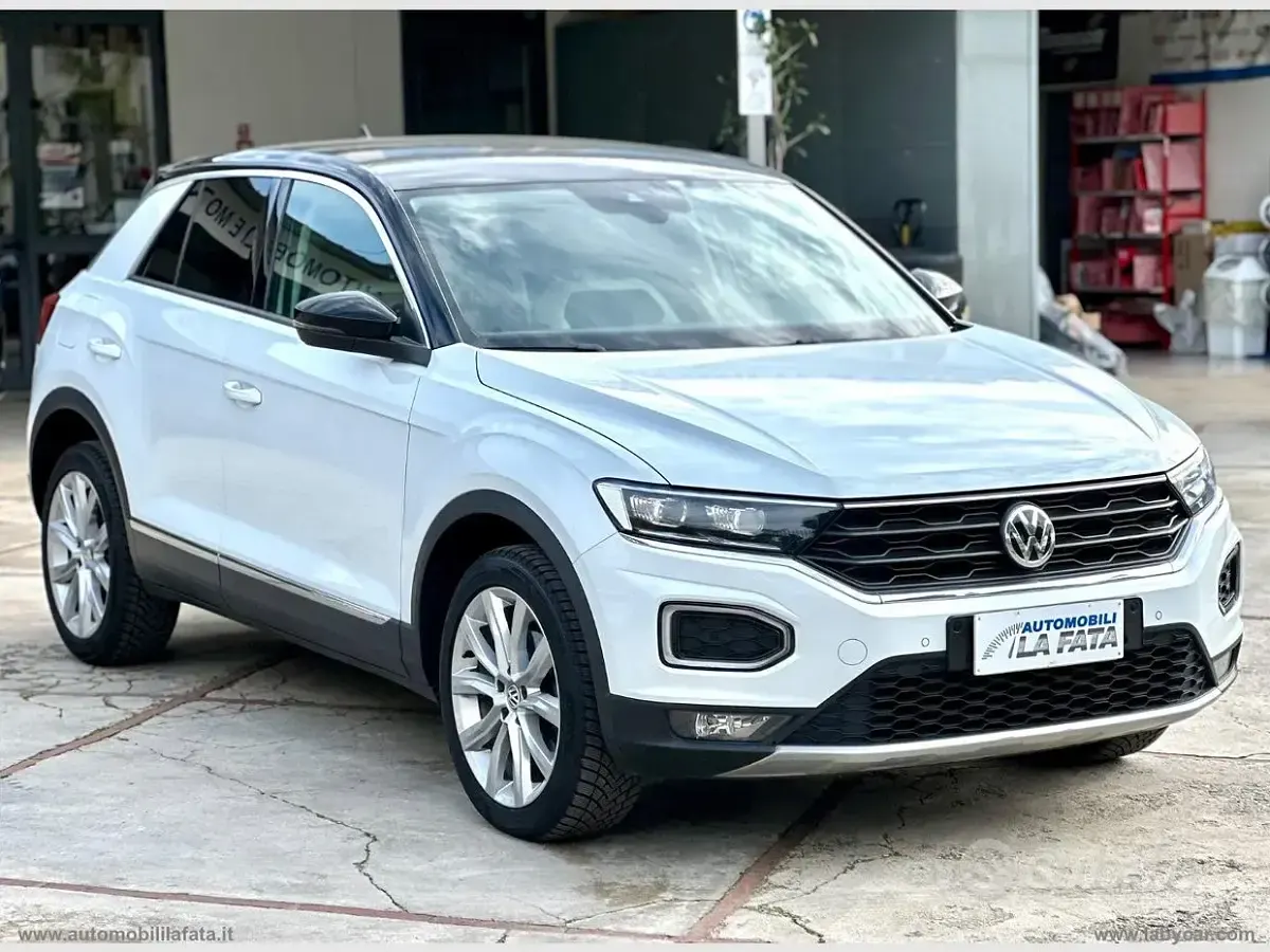 Usata VW T-Roc Advance 116 CV (85 kW) 2019 Bianco SUV