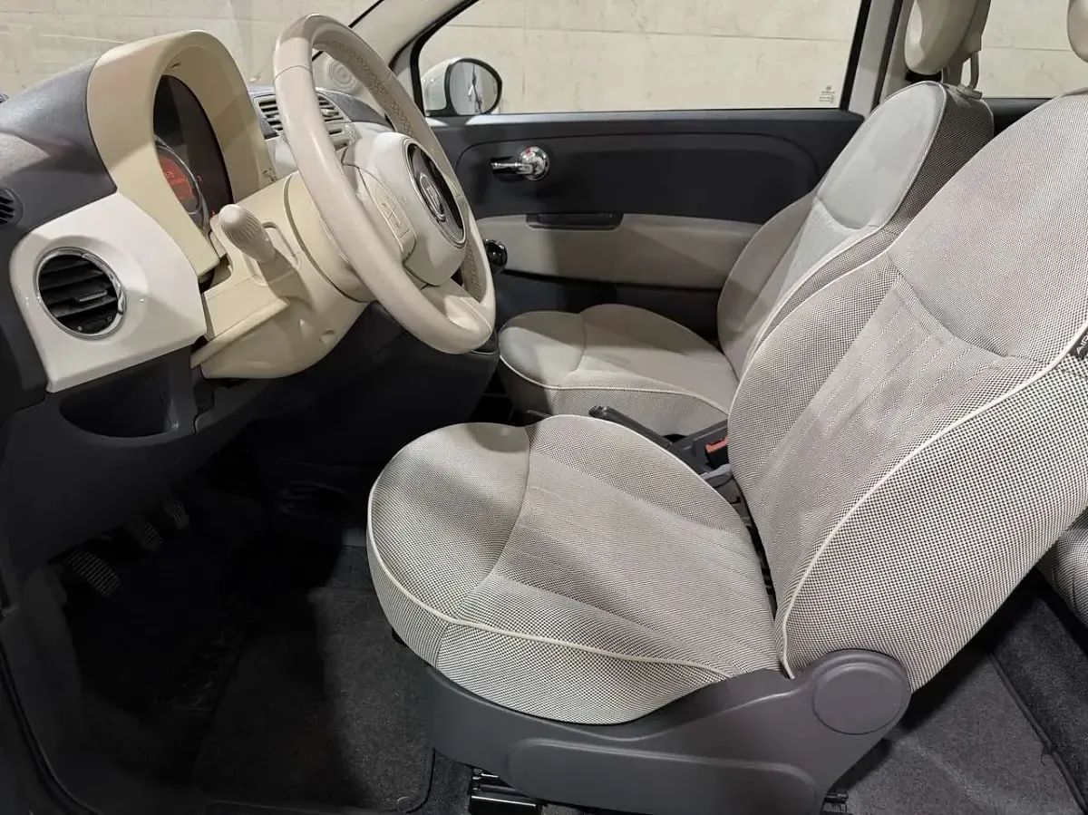 Usata Fiat 500 Lounge 69 CV (50 kW) 2012 Bianco Utilitaria