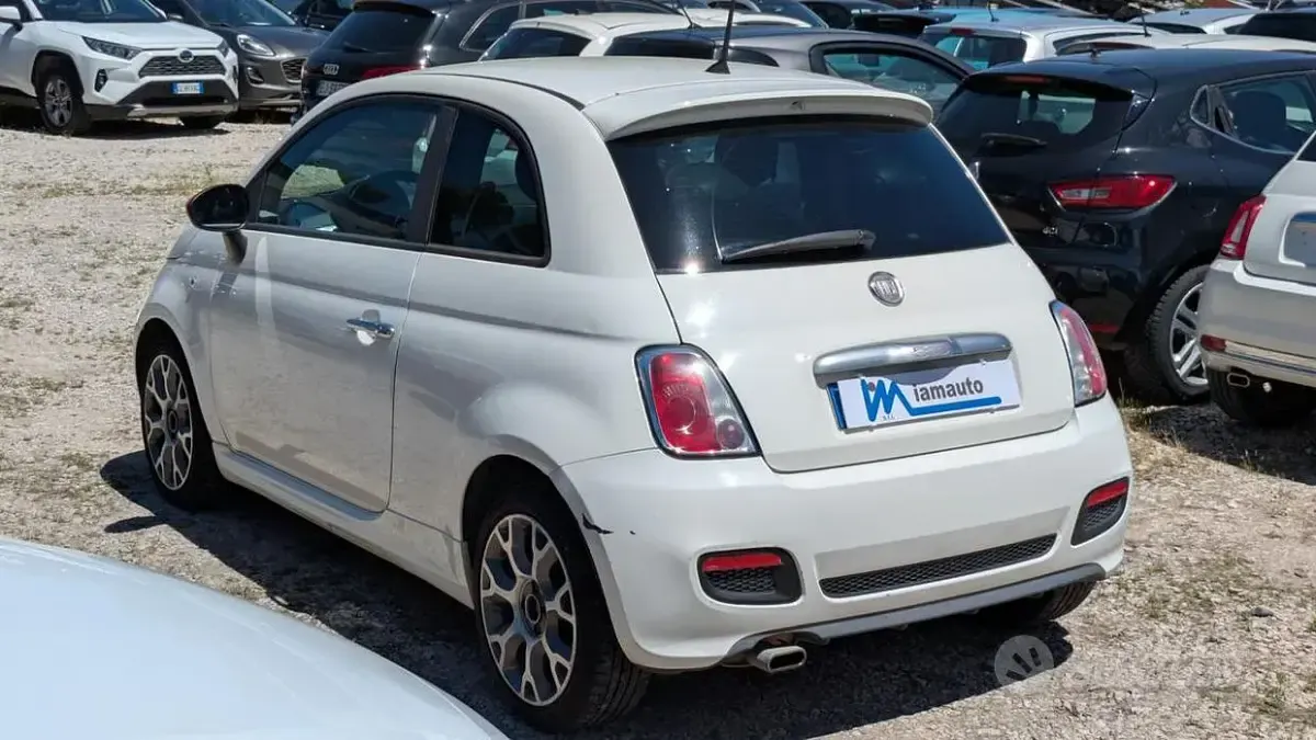 Usata Fiat 500 69 CV (50 kW) 2014 Bianco Utilitaria