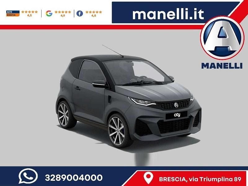 Nuova Aixam City GTO 2026 Grigio Utilitaria