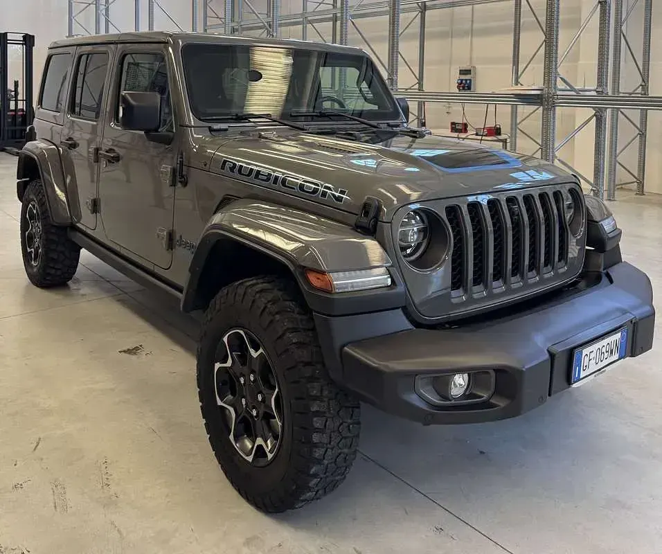 Usata Jeep Wrangler Unlimited Rubicon 272 CV (200 kW) 2021 Grigio SUV