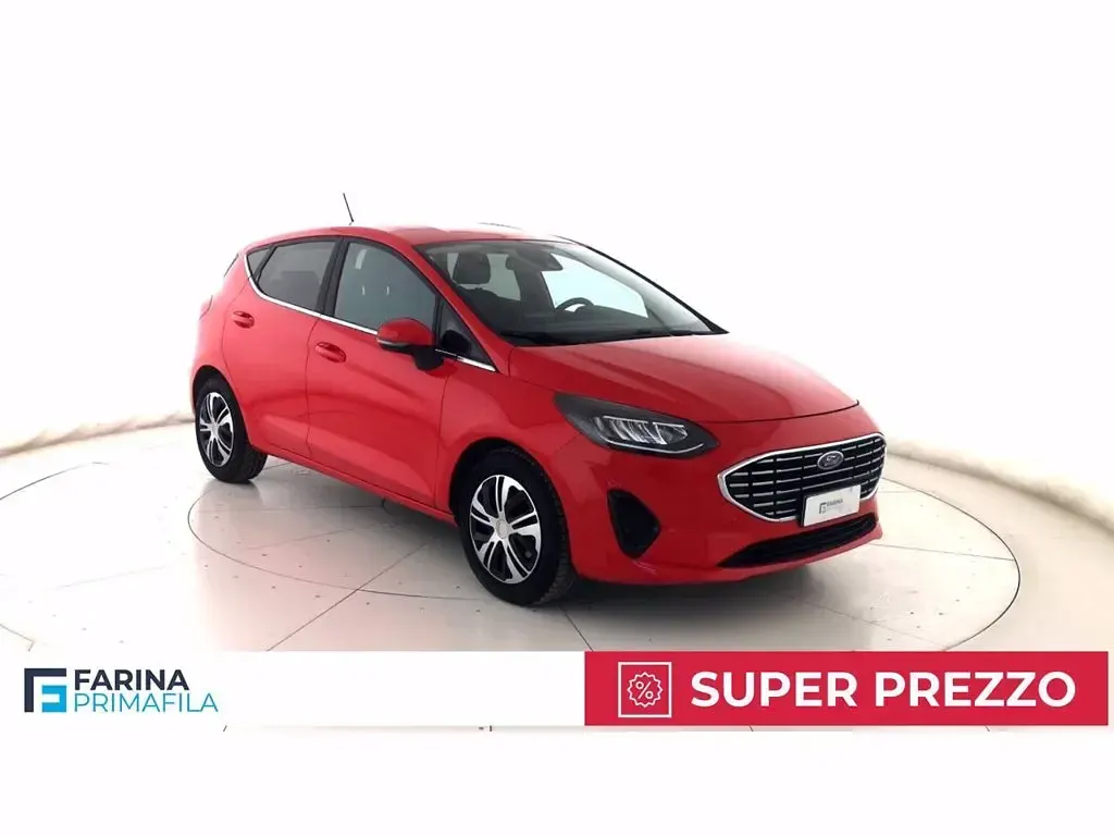 Usata Ford Fiesta Titanium 125 CV (91 kW) 2023 Rosso Utilitaria