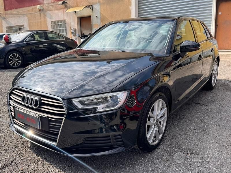 Usata Audi A3 Sport 110 CV (80 kW) 2017 Nero Berlina
