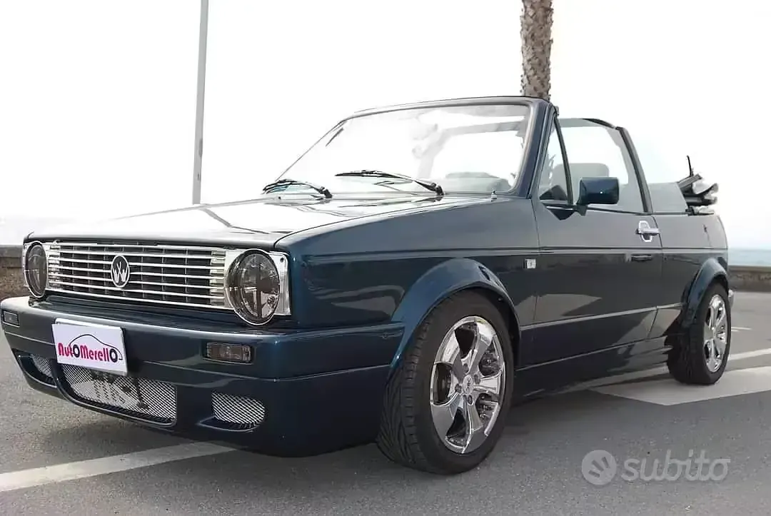 Usata VW Golf Cabriolet 50 CV (36 kW) 1981 Blu/azzurro Cabrio