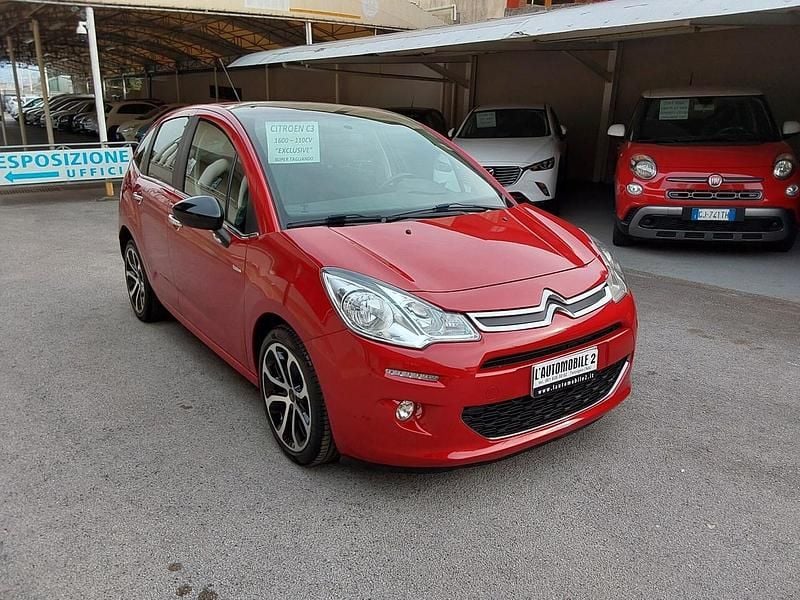 Usata Citroën C3 Exclusive 114 CV (83 kW) 2014 Rosso Berlina