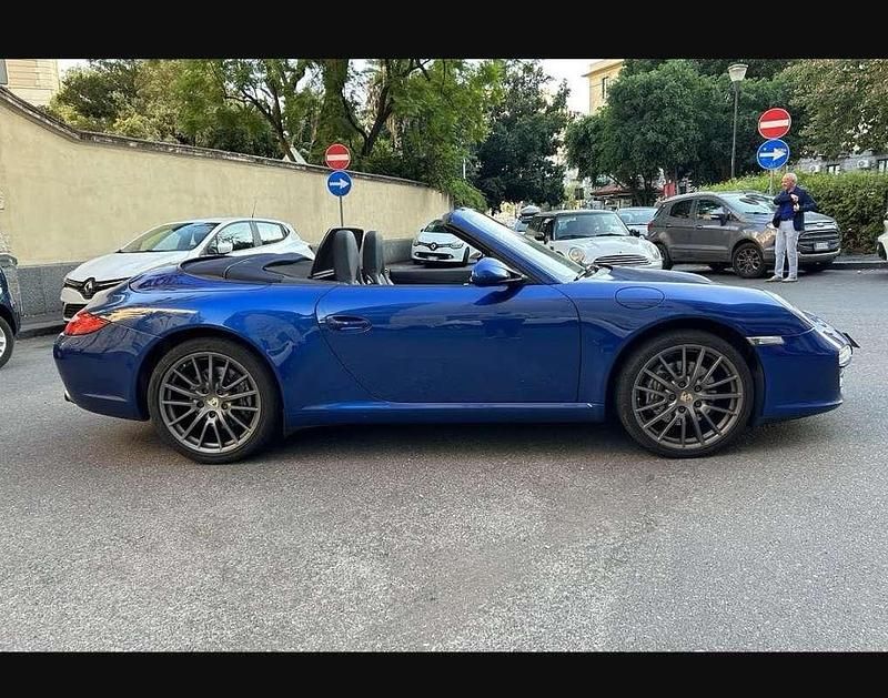 Usata Porsche 911 Carrera Cabriolet 345 CV (253 kW) 2010 Blu/azzurro Cabrio