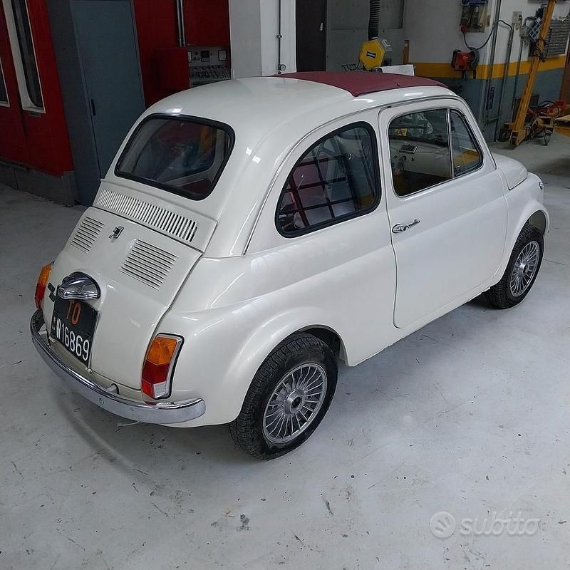 Usata Fiat 500 1970 Bianco Berlina