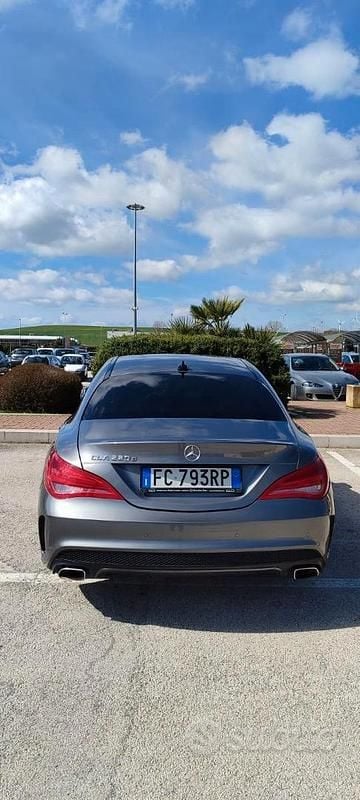 Usata Mercedes CLA220 Premium 177 CV (130 kW) 2016 Grigio Berlina