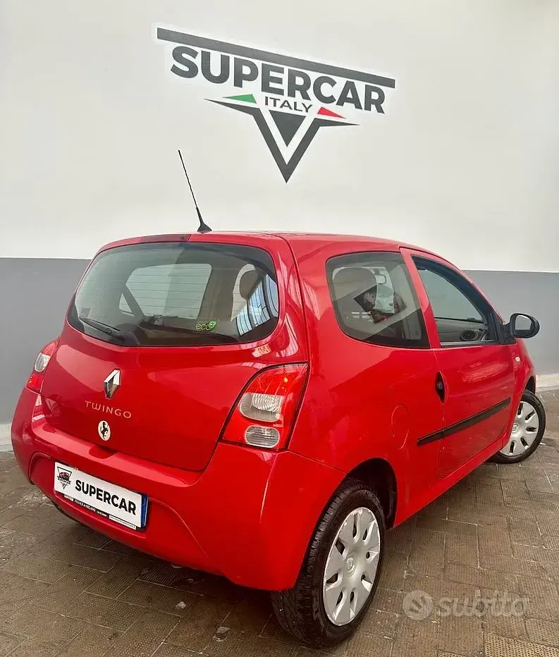 Usata Renault Twingo 58 CV (42 kW) 2009 Rosso Utilitaria