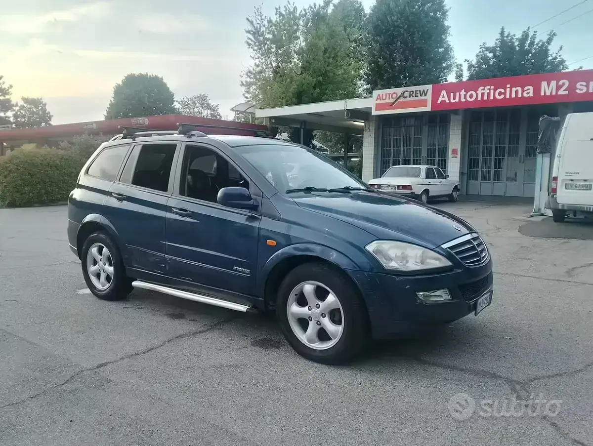 Usata SsangYong Kyron 141 CV (103 kW) 2009 Blu SUV