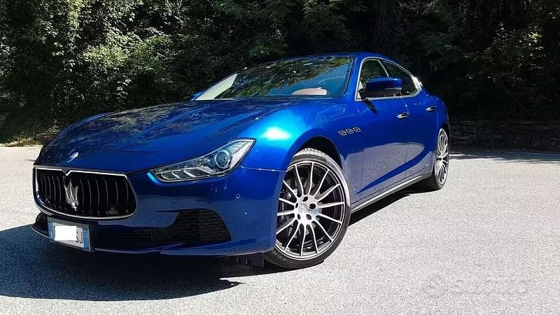 Usata Maserati Ghibli 411 CV (302 kW) 2015 Blu Berlina