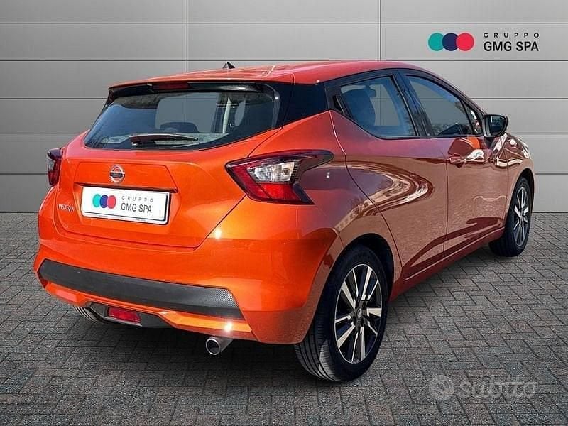 Usata Nissan Micra Acenta 71 CV (52 kW) 2018 Arancione Utilitaria