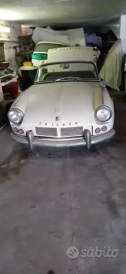 Usata Triumph Spitfire 1960 Bianco Cabrio