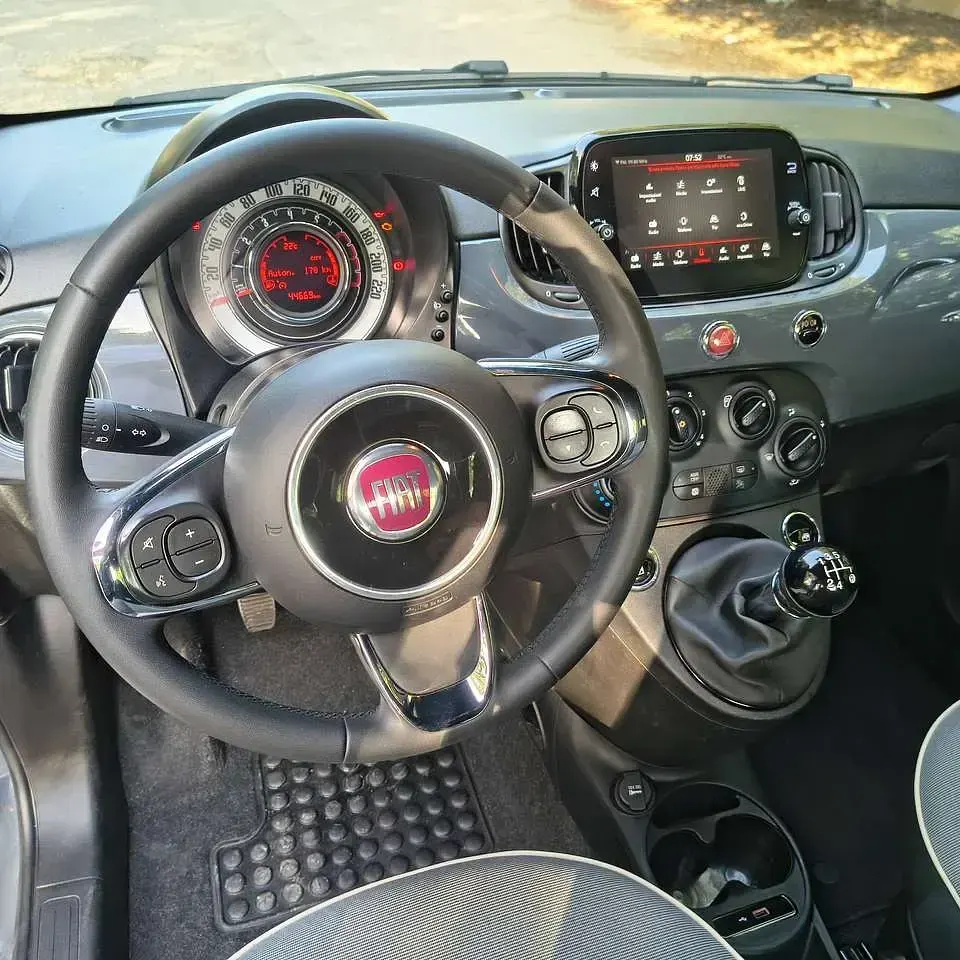 Usata Fiat 500C Lounge 69 CV (50 kW) 2019 Grigio Cabrio