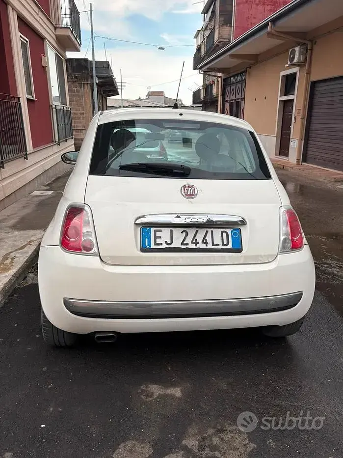 Usata Fiat 500 95 CV (69 kW) 2011 Bianco Berlina