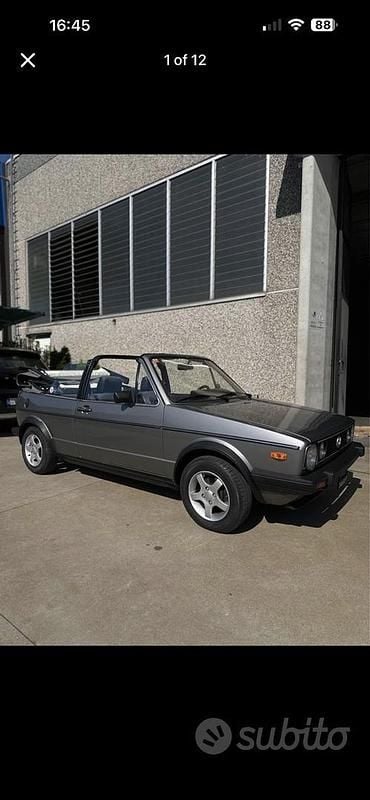 Usata VW Golf Cabriolet 75 CV (55 kW) 1983 Grigio Cabrio