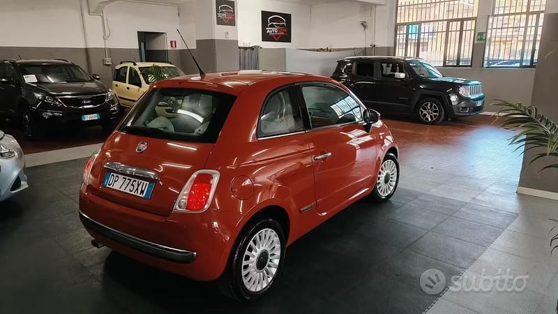 Usata Fiat 500 Lounge 69 CV (50 kW) 2008 Arancione Berlina