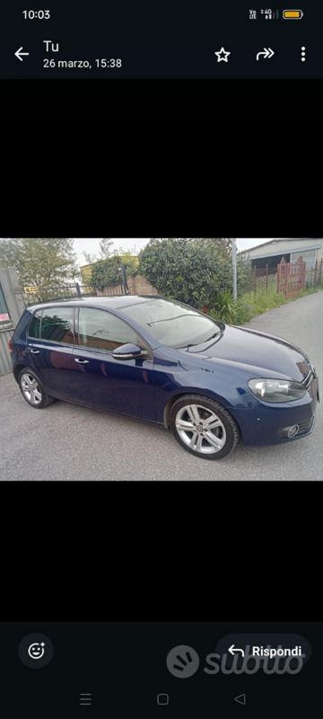 Blu Usata 2011 VW Golf VI Comfortline Tre volumi | 5500 € (Ottimo prezzo) - Immagine 1/4