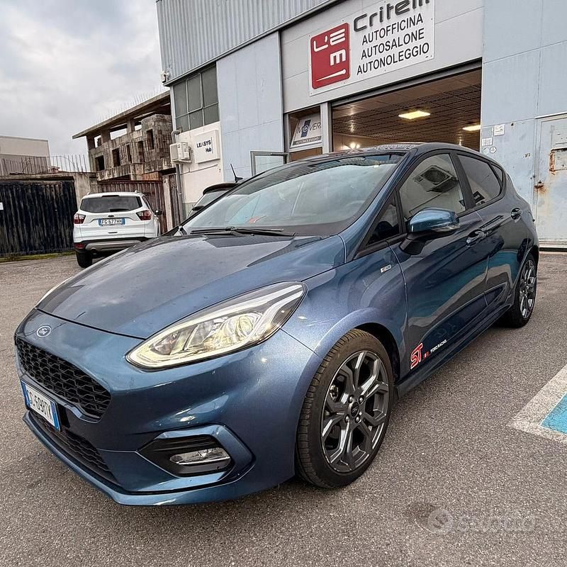 Blu Usata 2020 Ford Fiesta ST-Line Utilitaria | 15.900 € (Cara) - Immagine 1/4
