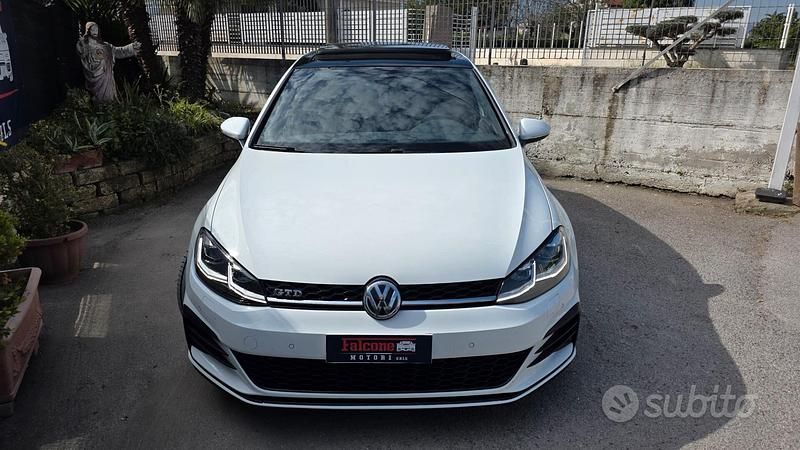 Usata VW Golf VII GTD 184 CV (135 kW) 2017 Bianco Berlina