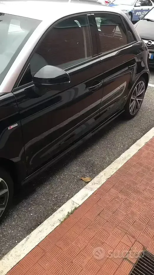 Usata Audi A1 S-Line 90 CV (66 kW) 2018 Nero Berlina