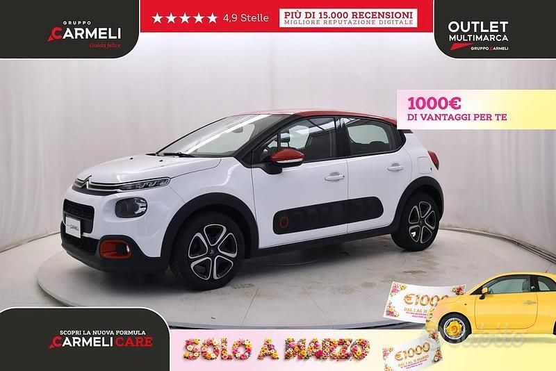 Usata Citroën C3 PureTech 83 CV (61 kW) 2018 Bianco Utilitaria