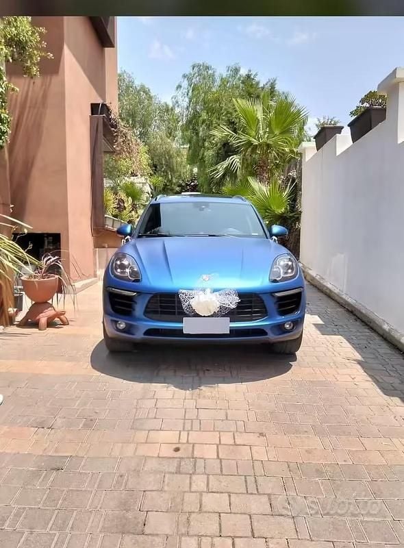 Usata Porsche Macan S 374 CV (275 kW) 2014 Blu SUV