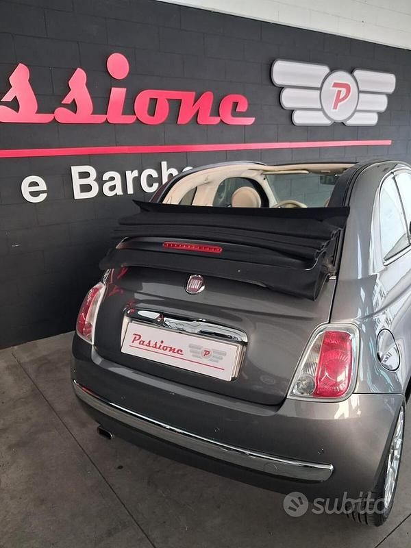 Usata Fiat 500 69 CV (50 kW) 2012 Grigio Cabrio