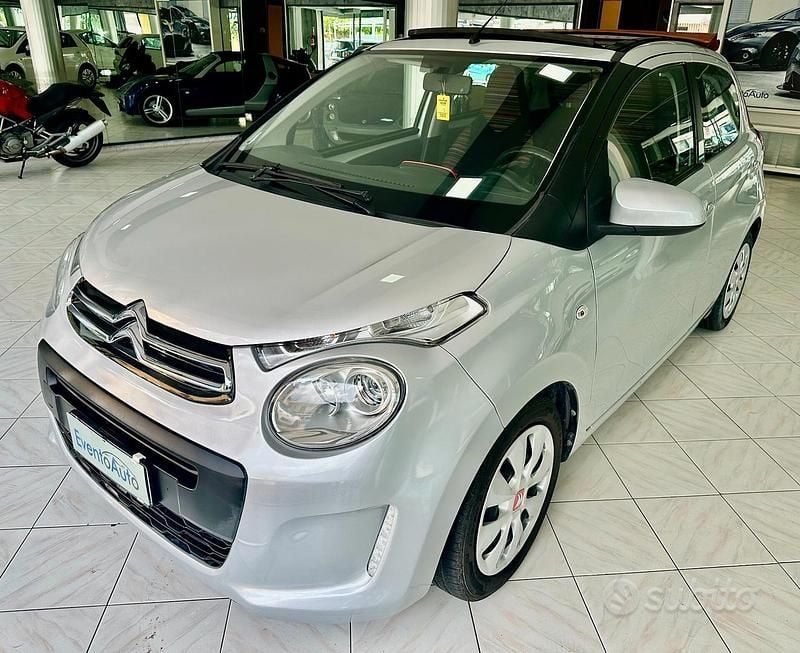 Usata Citroën C1 PureTech 82 CV (60 kW) 2015 Argento Utilitaria
