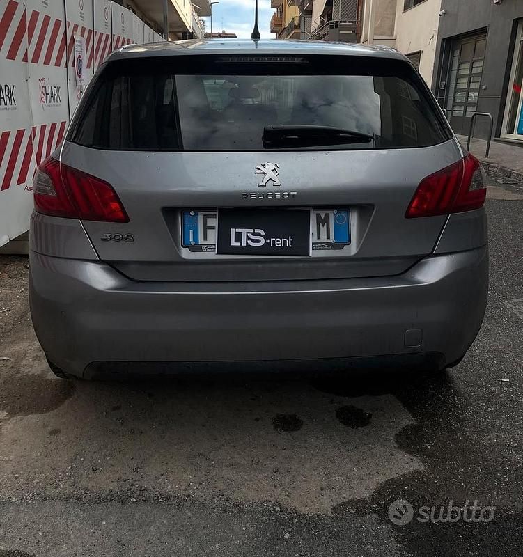 Usata Peugeot 308 131 CV (96 kW) 2018 Grigio Berlina