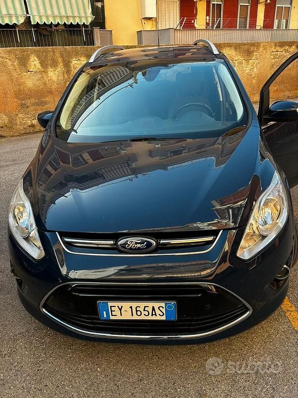 Usata Ford Grand C-Max 116 CV (85 kW) 2015 Blu Monovolume